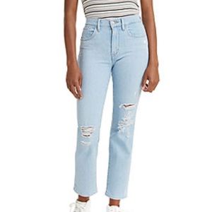 NWT  Levi’s 724 High-Rise Straight Cropped Jean  Women’s